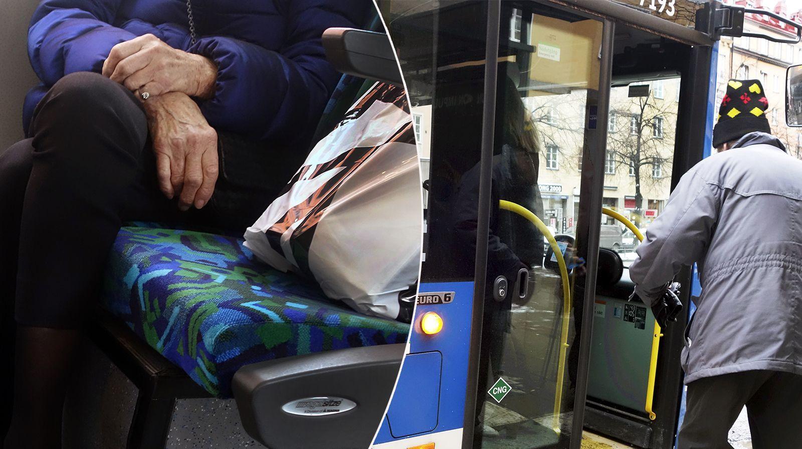 Kommunen föreslår gratis kollektivtrafik för äldre – under lågtrafik. Arkivbild.