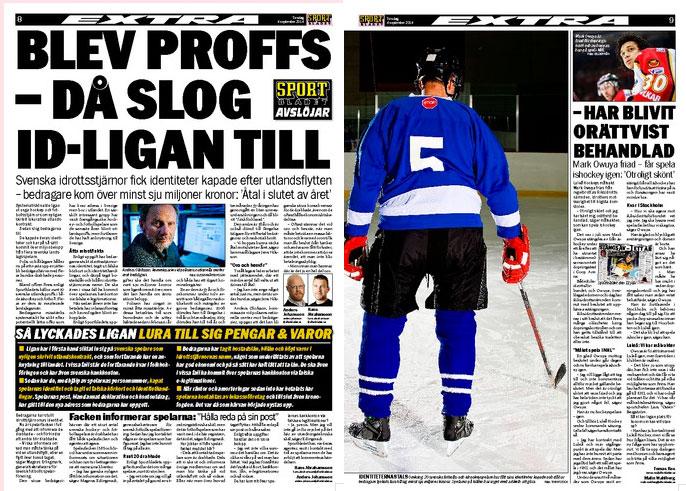Sportbladets avslöjande 4 september i fjol.