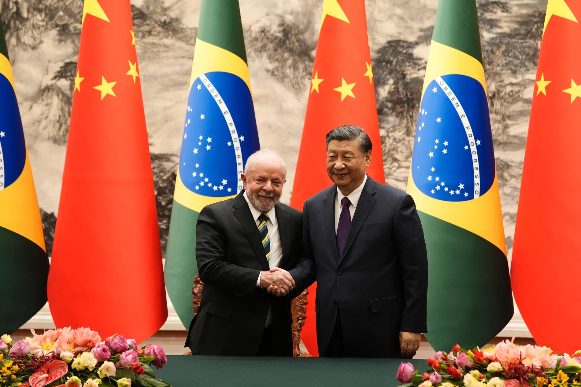 Lula da Silva besökte nyligen Kina och president Xi Jinping. Arkivbild