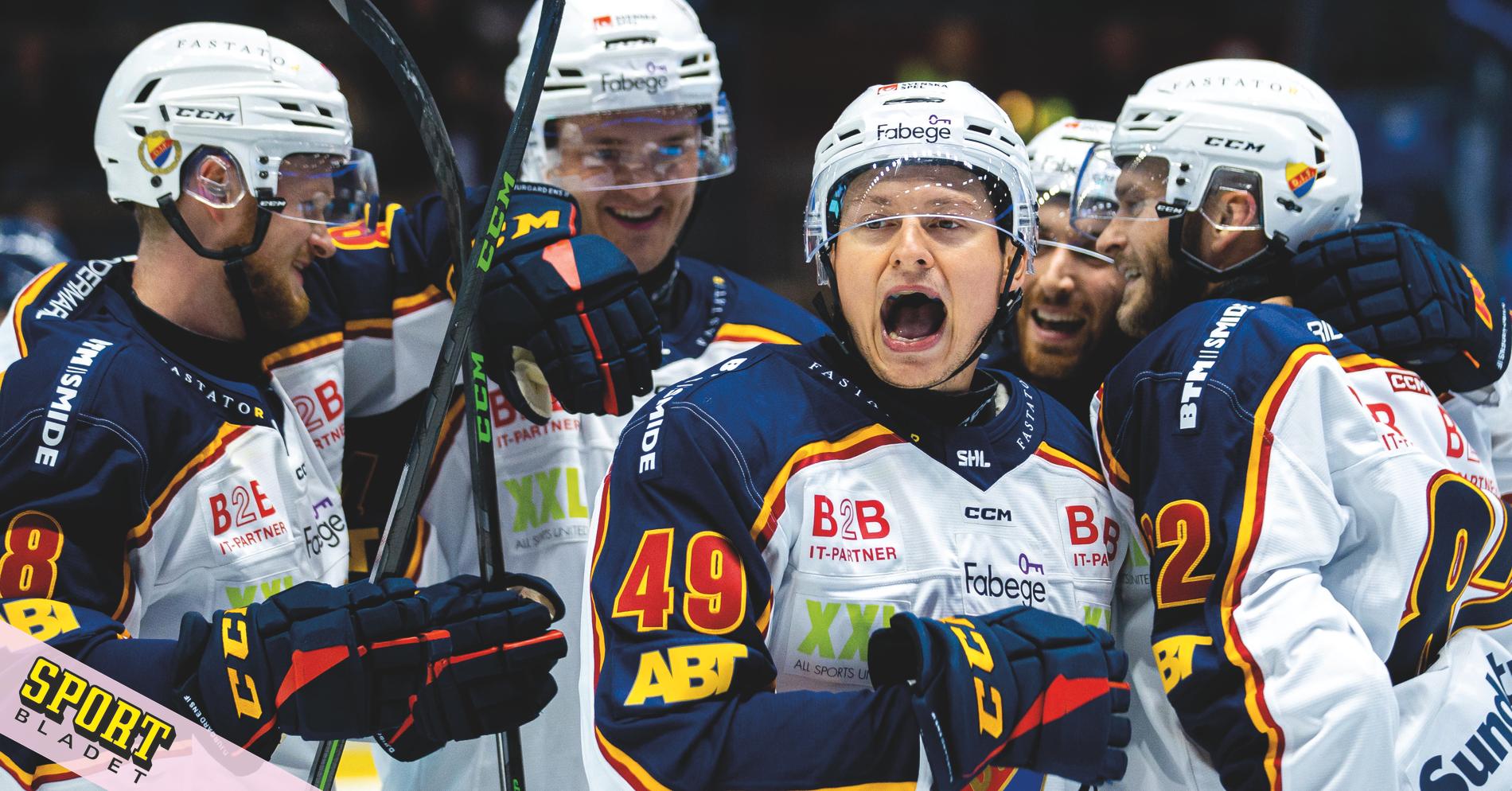 Djurgården Hockey: Gjorde sitt första seniormål när Djurgården vann