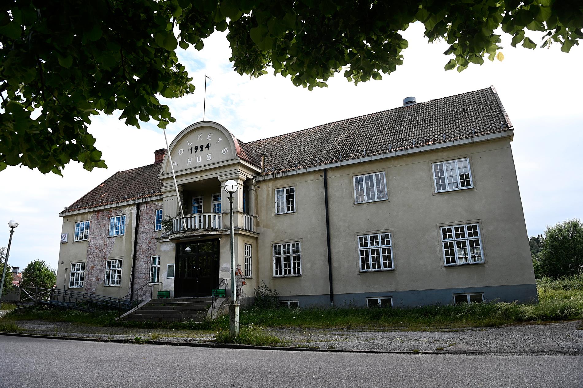 Folkets hus i Kopparberg har använts som föreningslokal till barnorganisationen Junis, men står för tillfället tom.