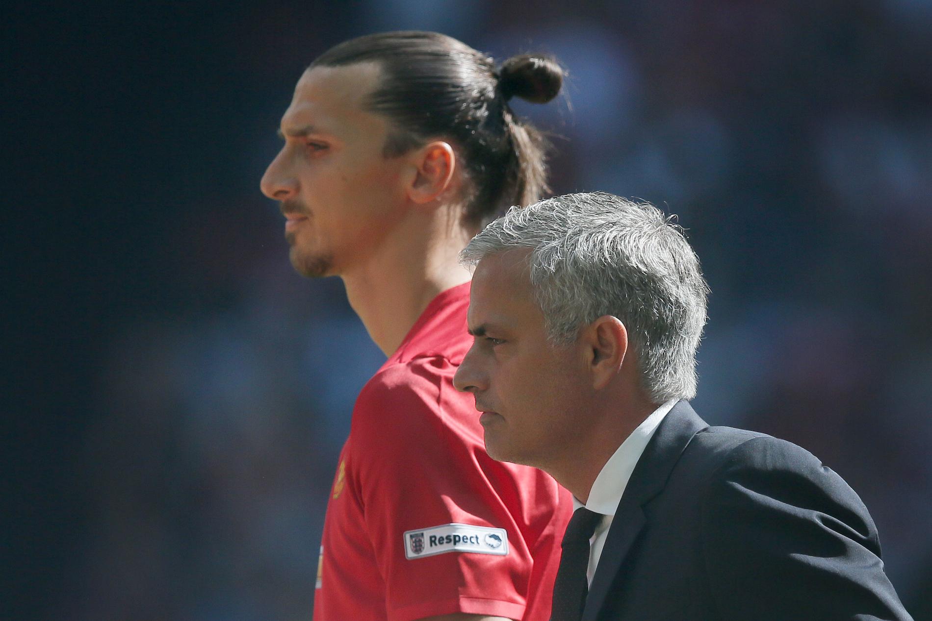 Zlatan och Mourinho kamperade ihop i United. 