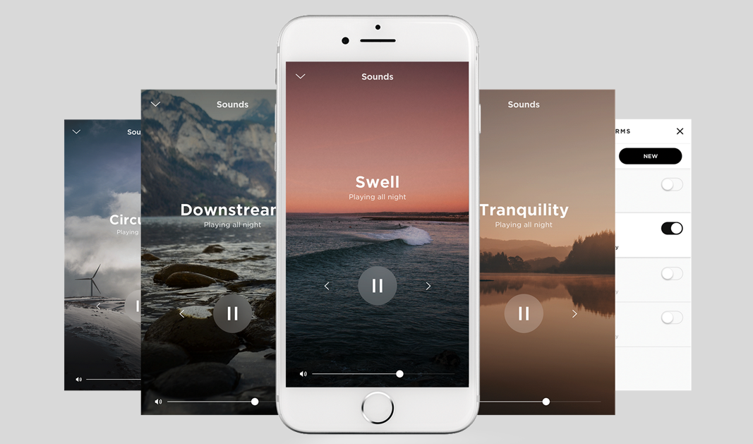 I appen kan du ladda ner många olika ljud till dina Bose SleepBuds.