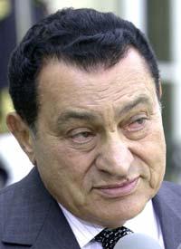 Egyptens president Hosni Mubarak.