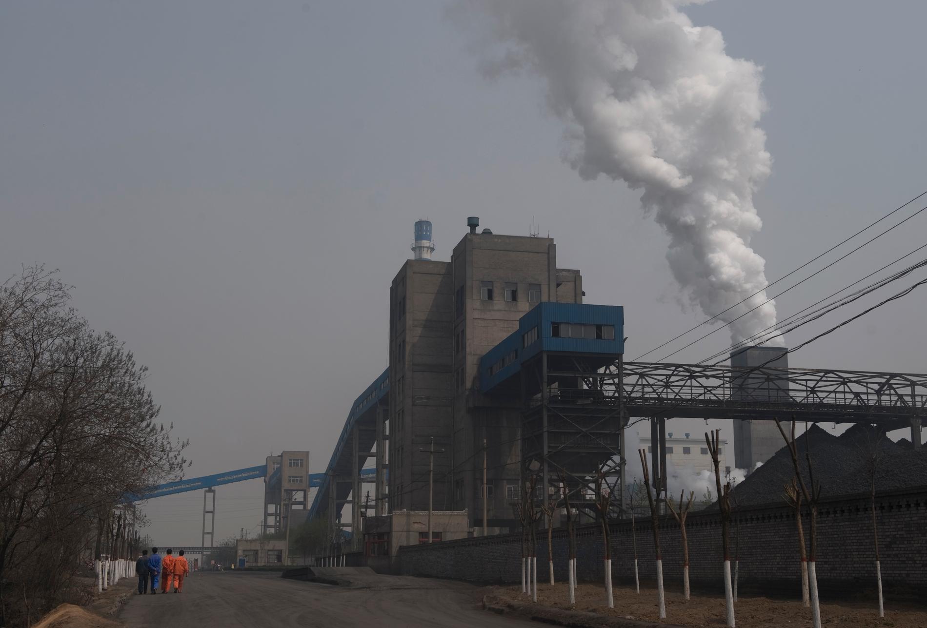 Störst ökning av kolproduktion är i Indien och Ryssland, enligt rapporten. 