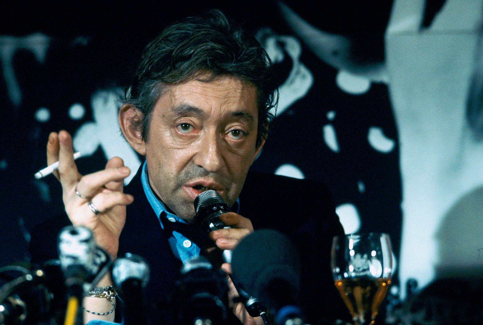 Serge Gainsbourg avled 1991. Arkivbild.