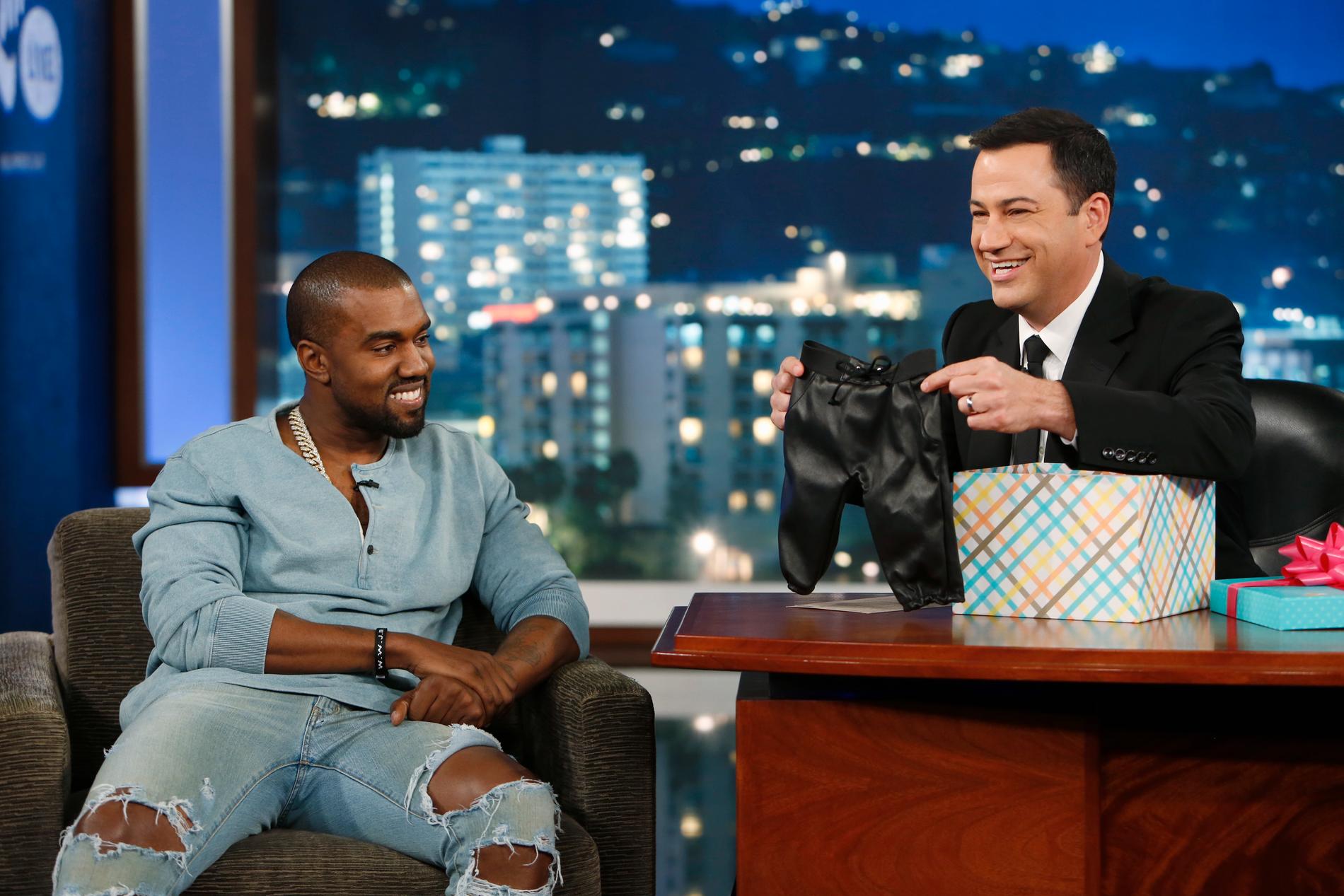 Kanye West hos Jimmy Kimmel.