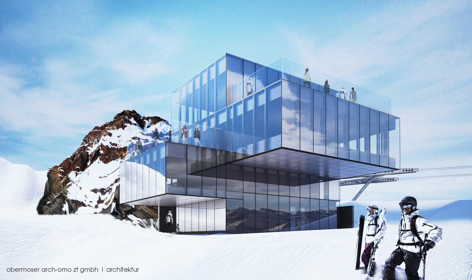 Vad sägs om ett glas vin på 3048 meters höjd, omgiven av snötäckta bergstoppar? I december öppnar en ny designkrog i Österrike.
