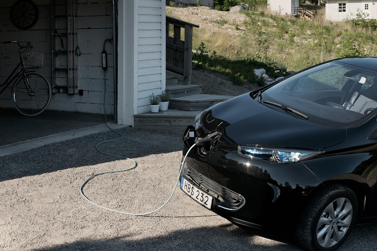 Renaults elbil Zoe har räckvidd mellan 240 och 400 km.