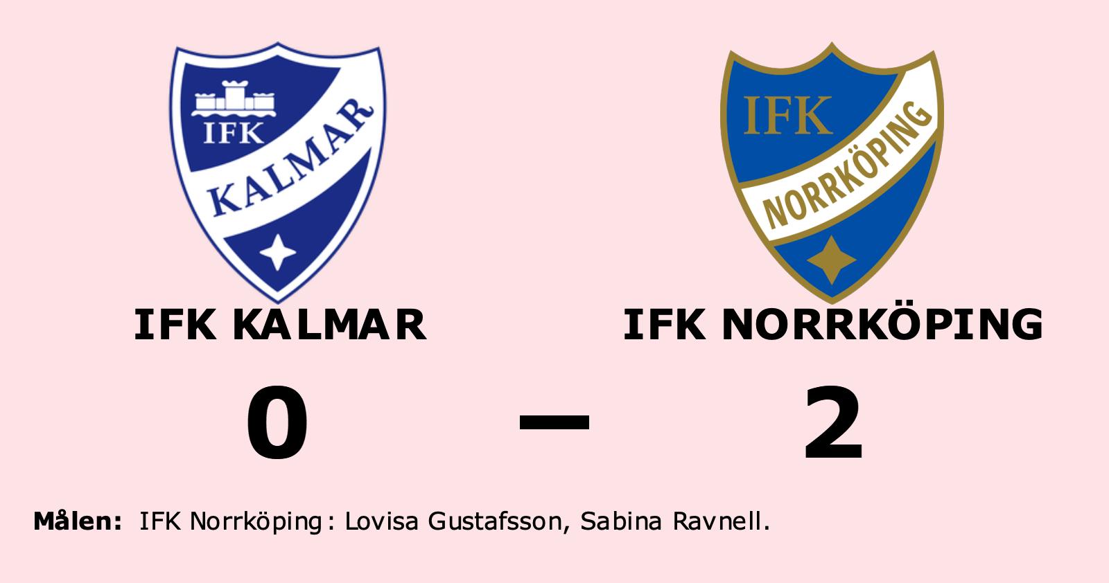 Lovisa Gustafsson och Sabina Ravnell matchvinnare när IFK Norrköping vann