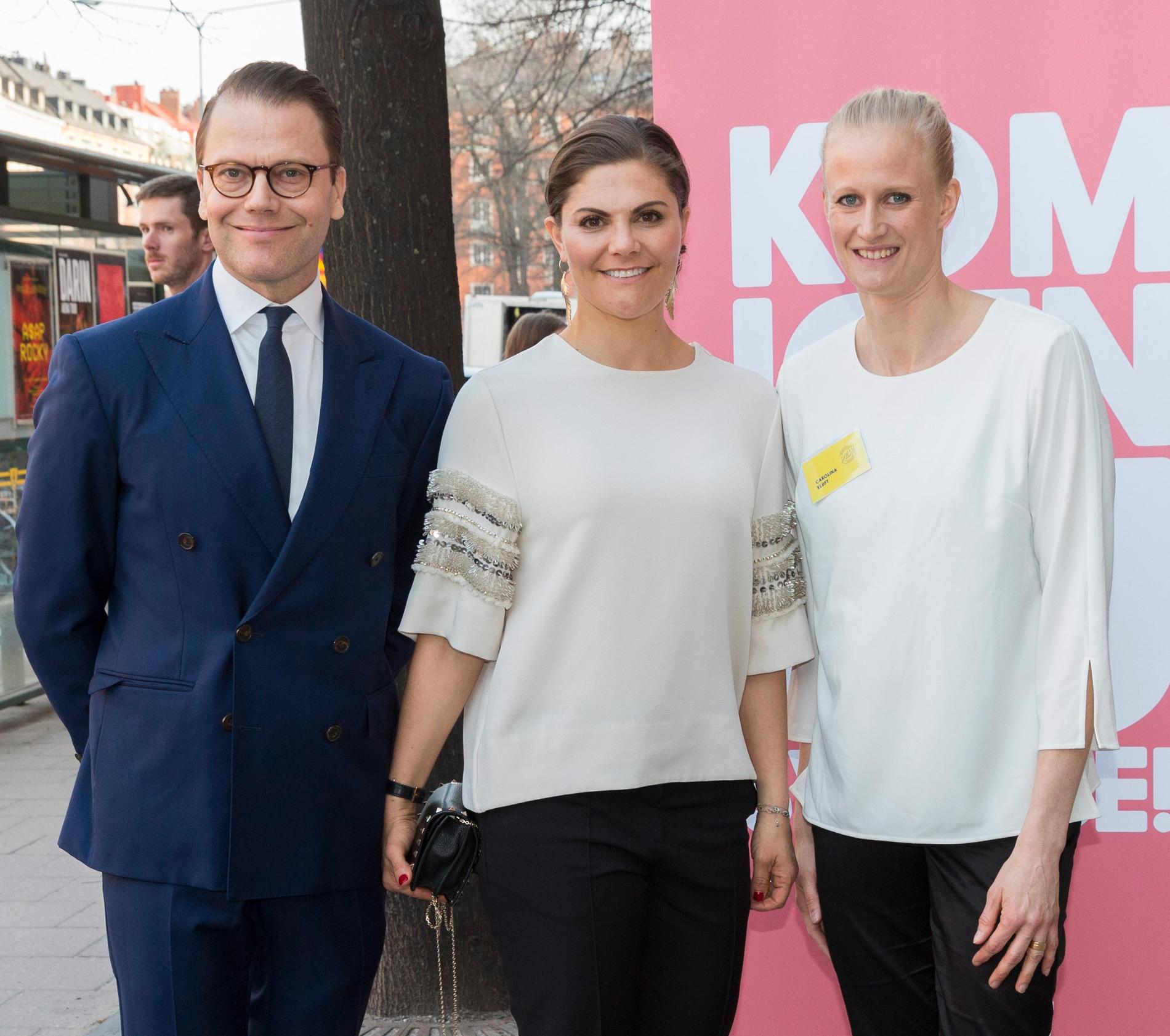 Prins Daniel och kronprinsessan Victoria är initiativtagare till Generation pep där Carolina Klüft är verksamhetschef.
