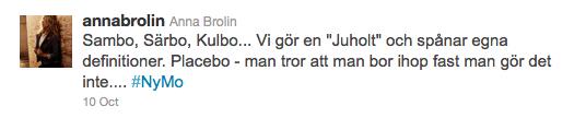 Ur Twitterkommentarerna om Håkan Juholt.