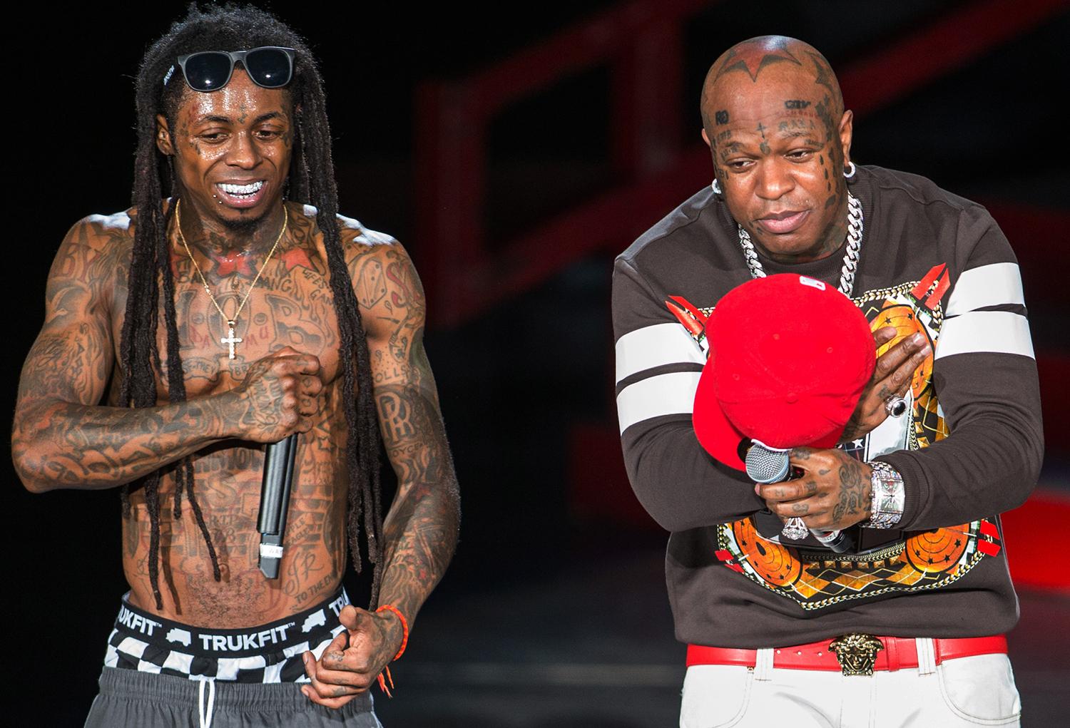I LUVEN PÅ VARANDRA Lil Wayne och producenten Birdman är inte så såta vänner – vilket är tydligt i en av artistens senaste låtar där producenten dissas.