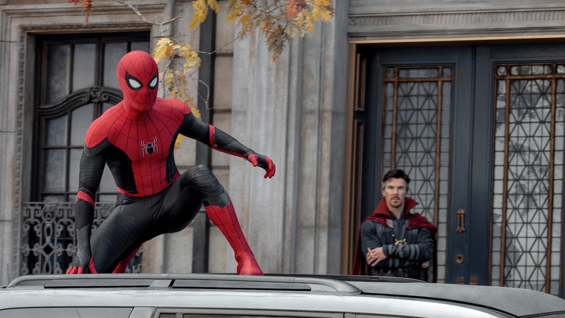 Nya "Spider-Man"-filmen går upp på topplistan över bästa premiärhelgerna intäktsmässigt. Pressbild.