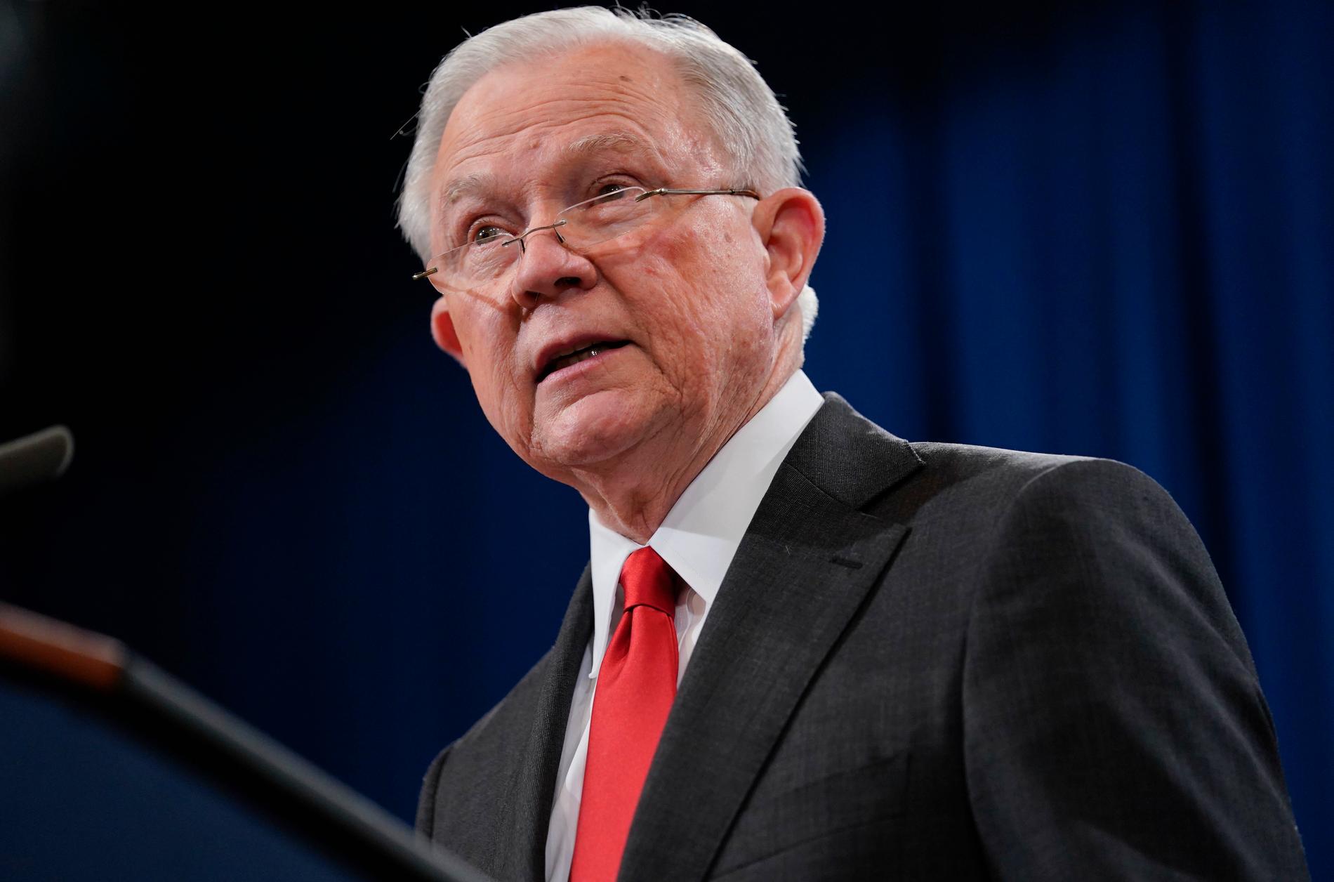 USA:s tidigare justitieminister Jeff Sessions.