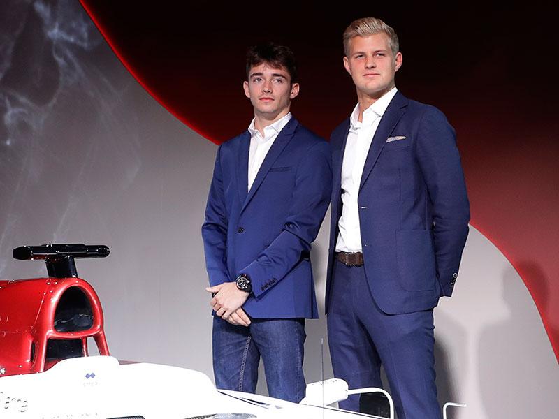 NYTT TEAM. Sauber teamar upp med Alfa Romeo ­inför F1-­säsongen 2018. Årets förare: Svenske Marcus ­Ericsson, 27, och 20-årige monegasken Charles ­Leclerc.