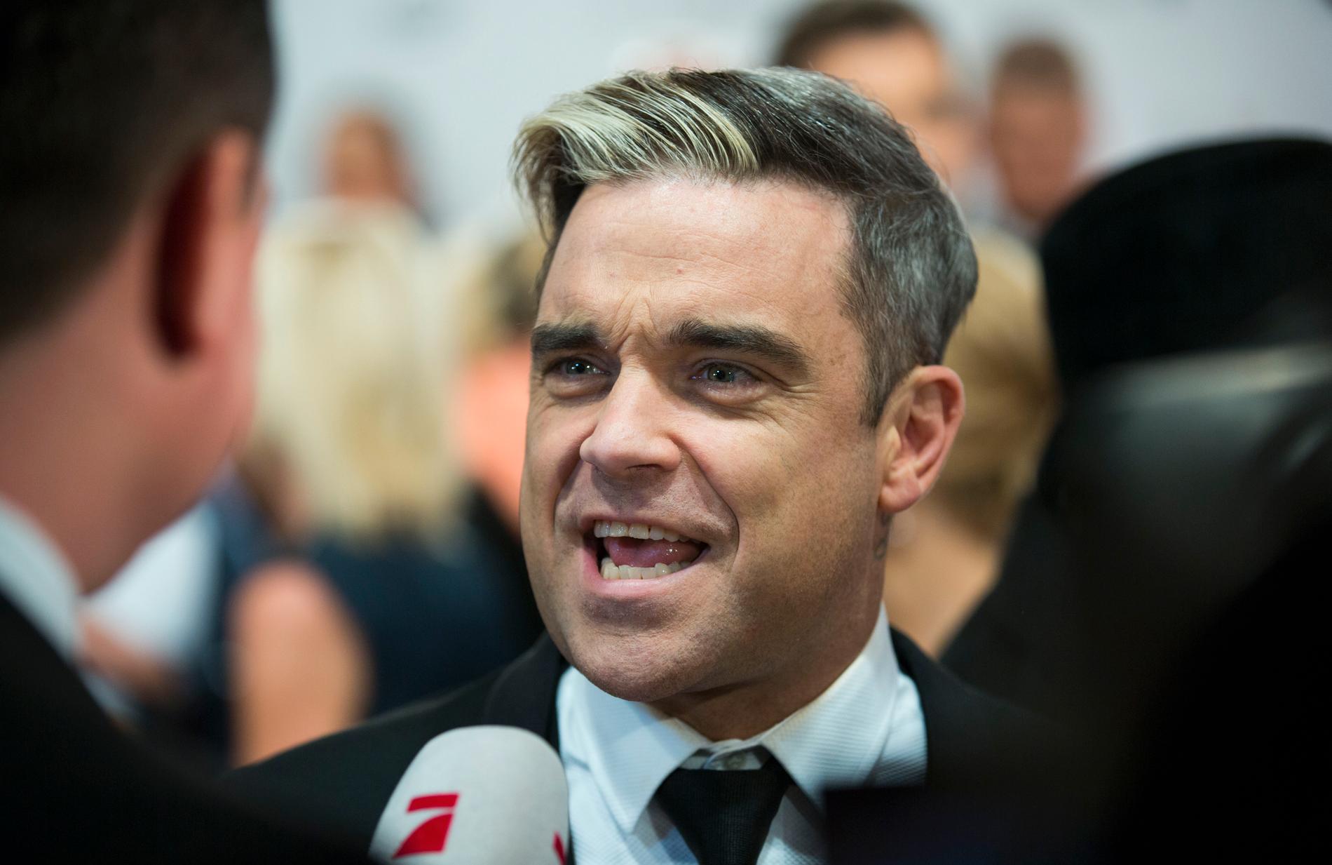 Robbie Williams berättar om sitt liv i en ny dokumentärserie på Netflix. Arkivbild.