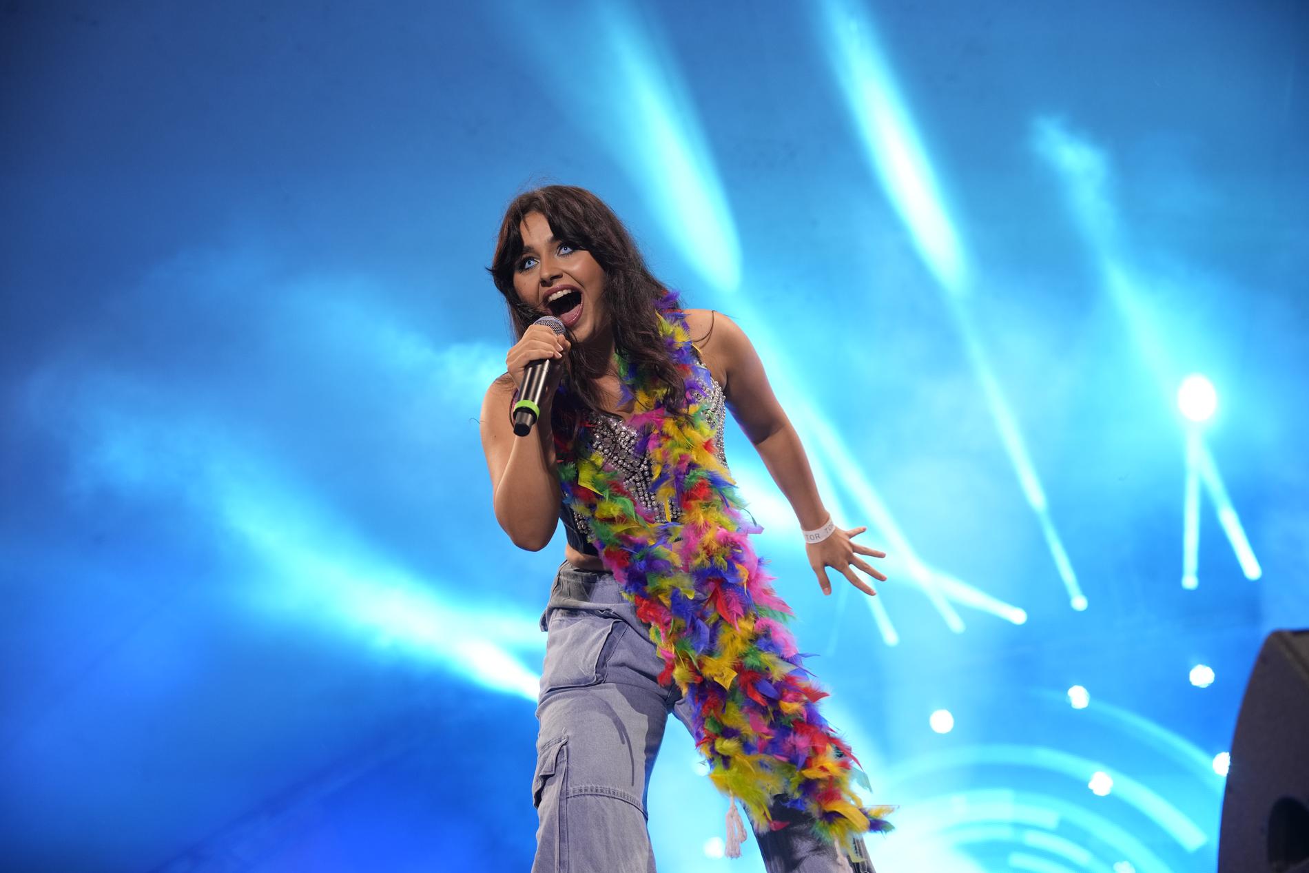Norges Eurovision-bidrag Alessandra Mele uppträdde. 