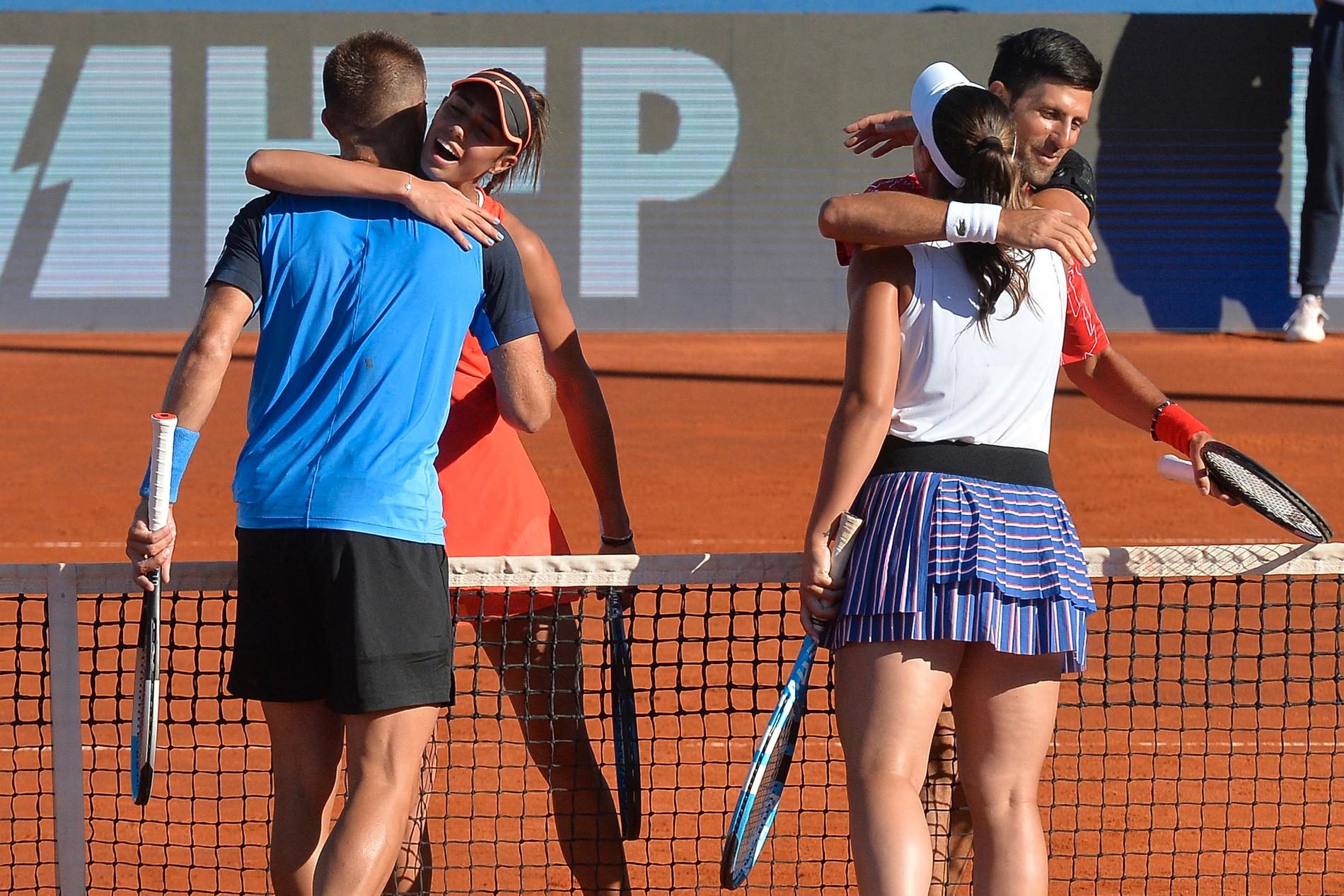 Djokovic turnering fick mycket kritik då den saknade restriktioner för att förhindra smittspridning