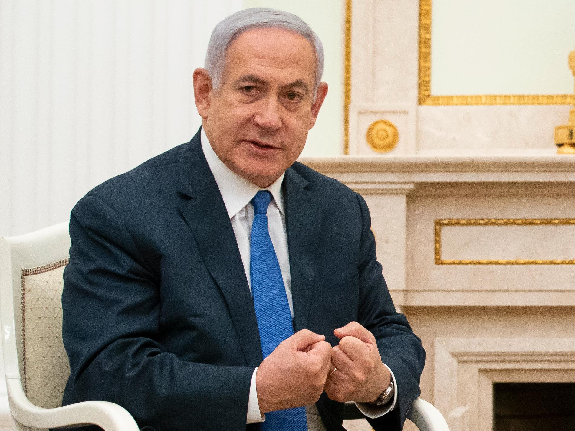 Israels premiärminister Benjamin Netanyahu under ett besök hos Rysslands president Vladimir Putin i Moskva i torsdags.