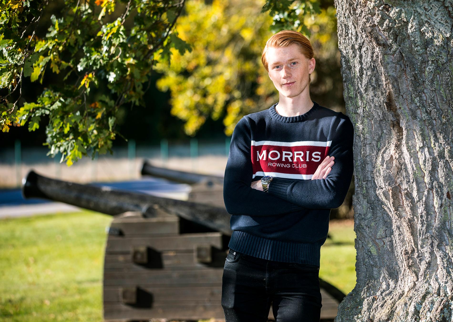 Rasmus Andtbacka, 19, missade flera tider för sin mönstring och har nu blivit åtalad för brott mot lagen om totalförsvarsplikt.