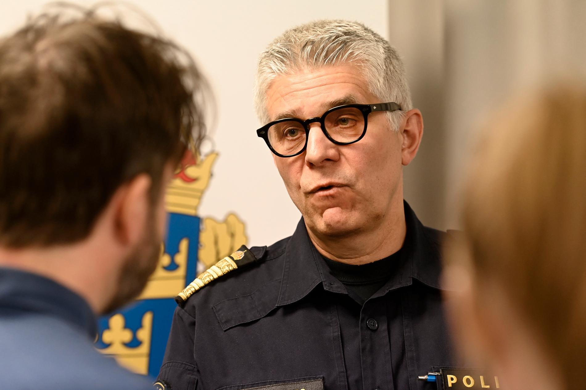 Rikspolischefen Anders Thornberg målade upp en nattsvart bild av året som gått för polisen. 