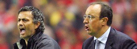 Jose Mourino har fördel mot Rafael Benitez.