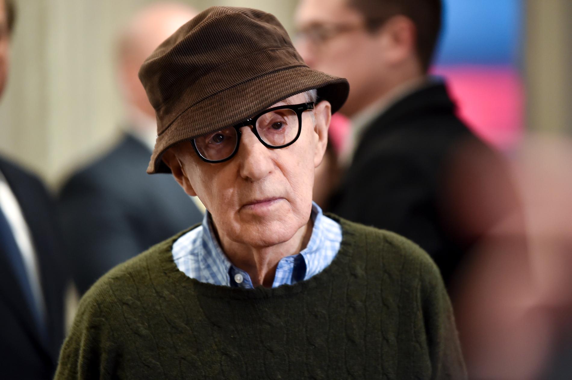 Regissören Woody Allen.