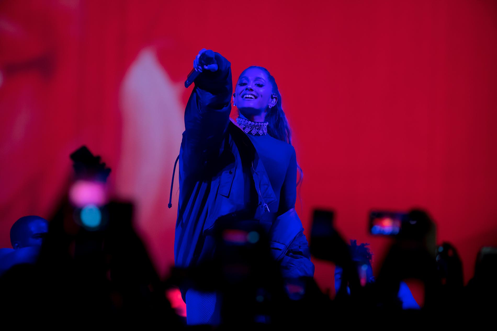 Ariana Grande på Friends Arena 2017. I dag släpper hon sin första singel som soloartist sedan albumet ”Positions” (2020). 