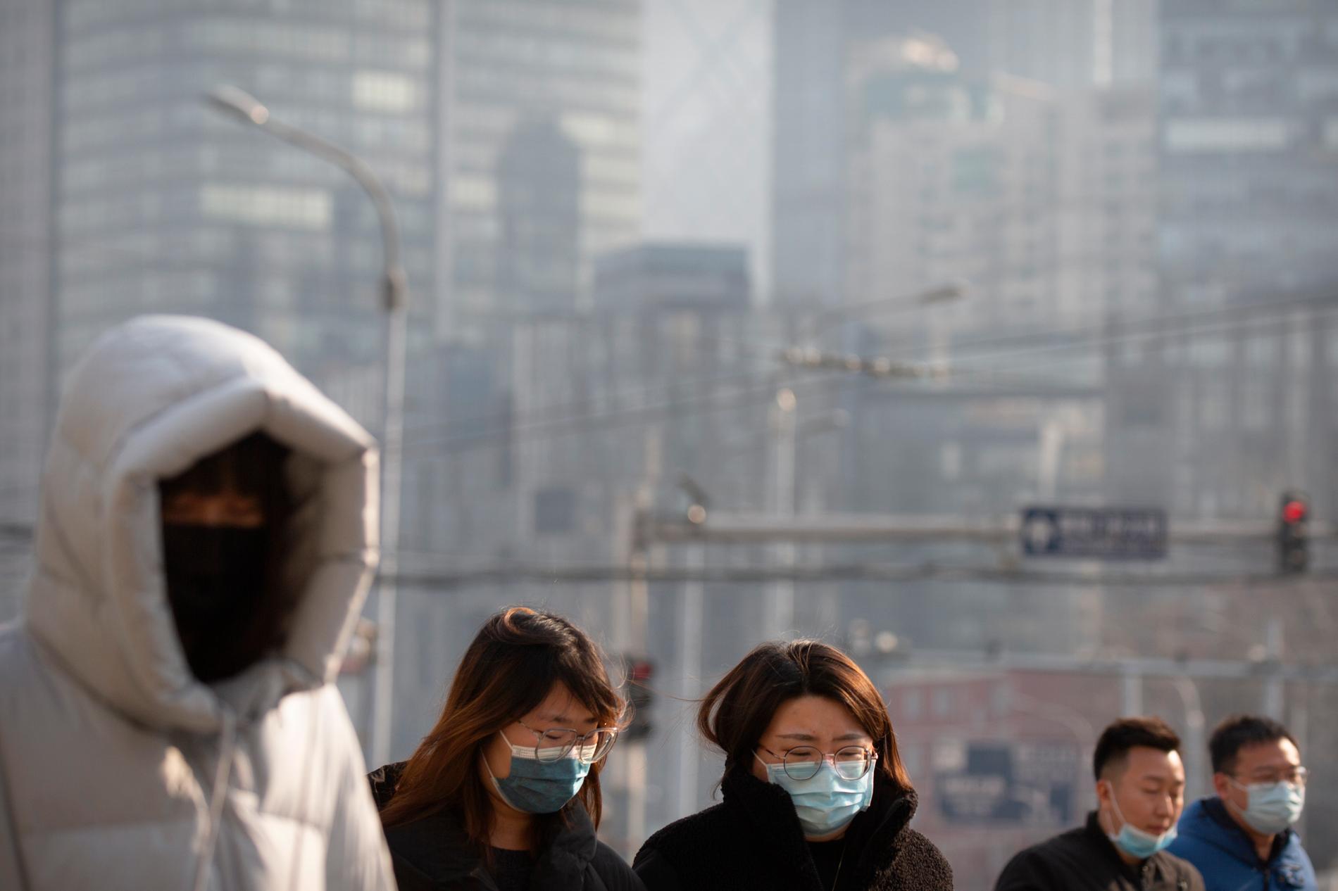 Myndigheterna inför nya virusåtgärder i Kinas huvudstad Peking. Arkivbild.