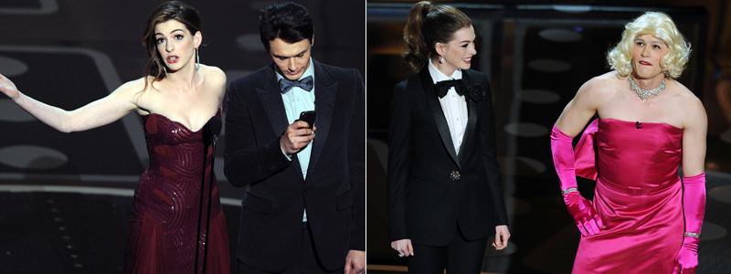 James Franco och Anne Hathaway ledde Oscargalan natten mot måndagen.
