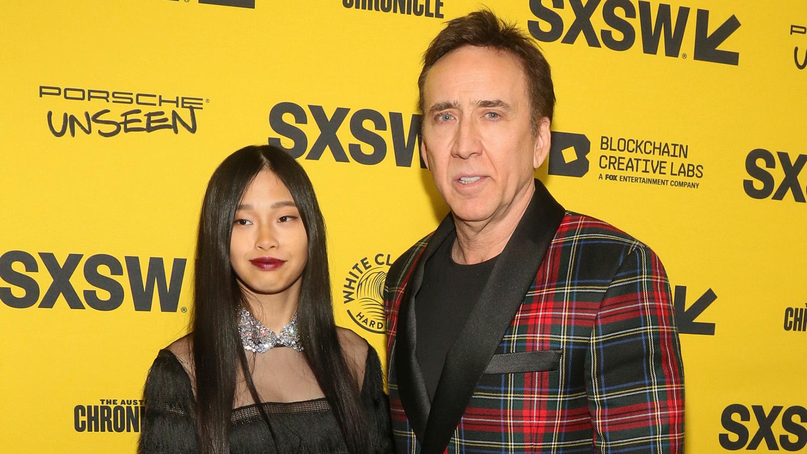 Nicolas Cage och hustrun Riko Shibata.
