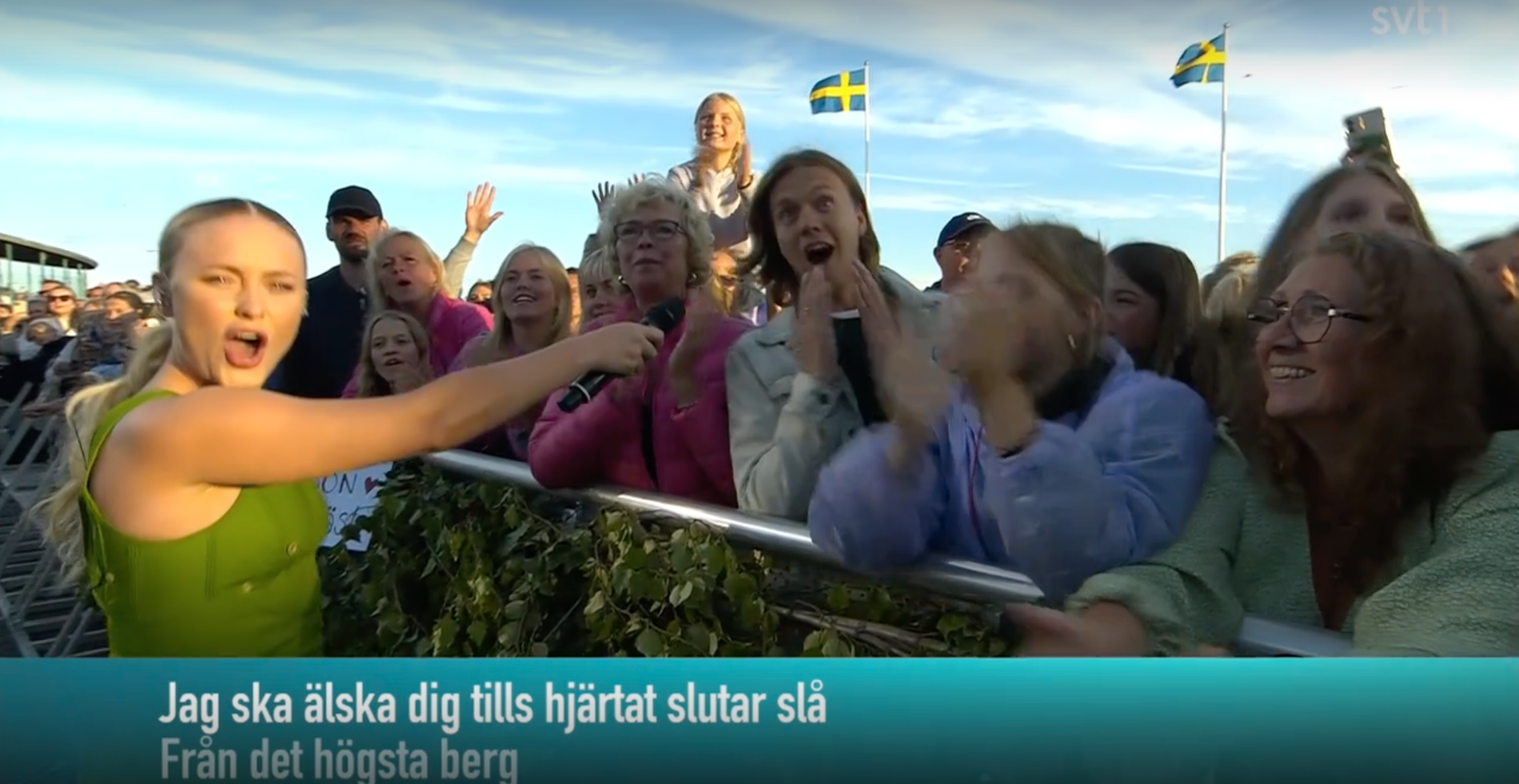 Zara Larsson mimar att hon hatar AIK.