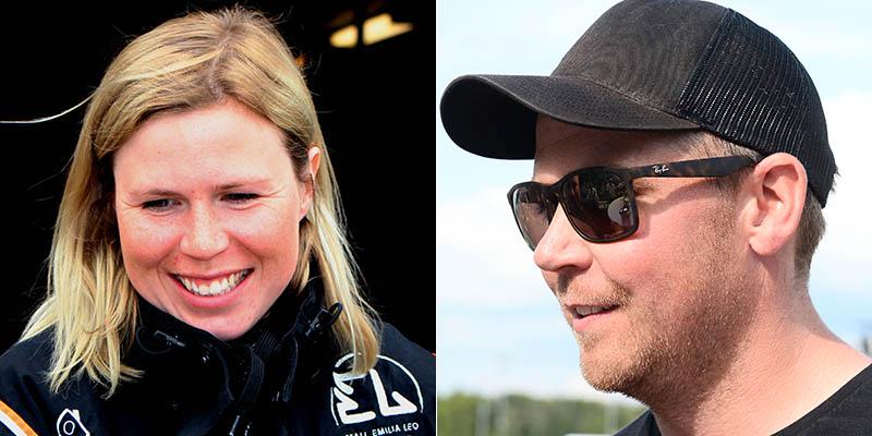 Emilia Leo och David Persson har ett distansförhållande. 