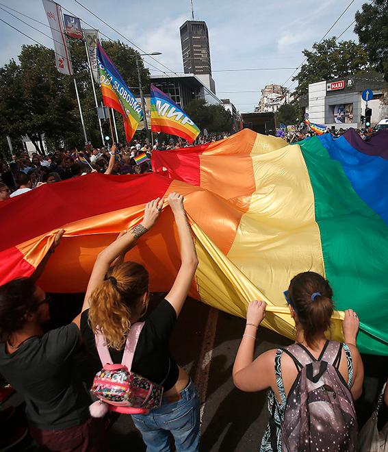 Pridefestival i Belgrad.