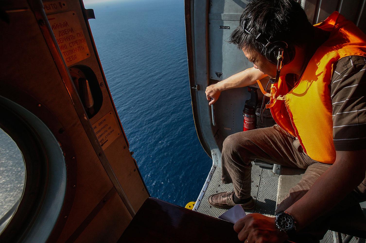 Kustbevakningen söker efter MH370.
