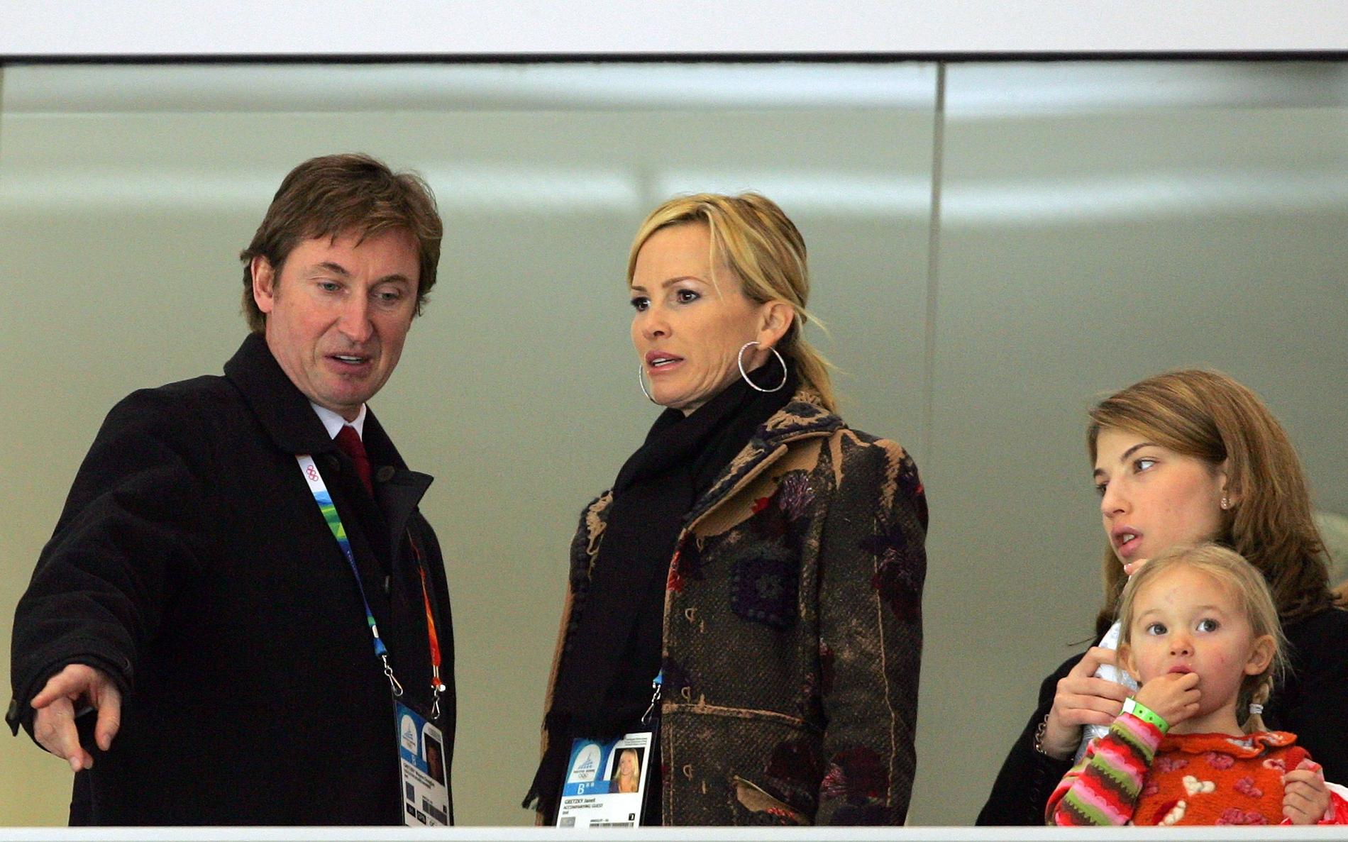 Wayne Gretzky med familj.