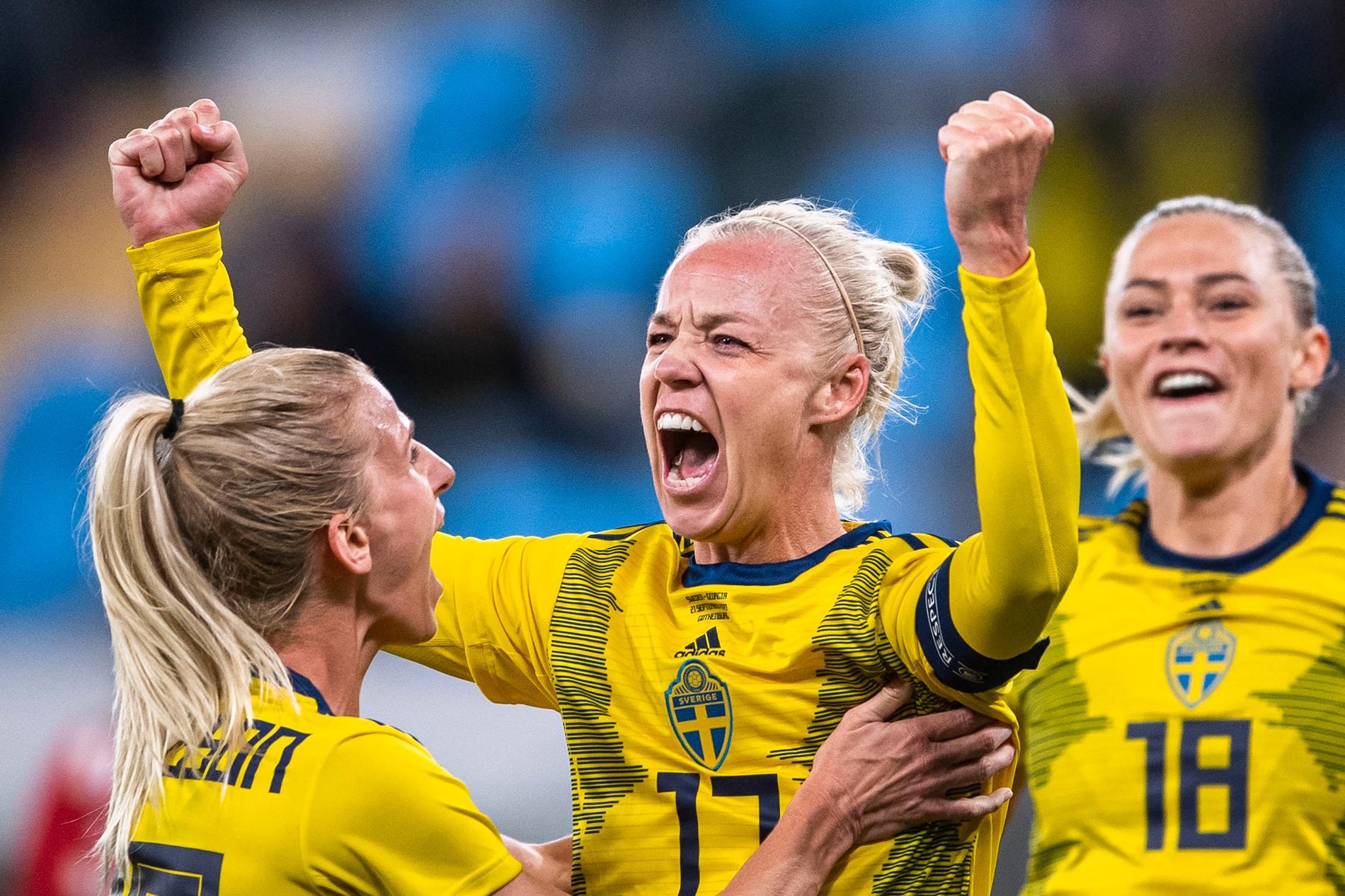 Sverige vann mot Georgien på hemmaplan efter stor dominans.