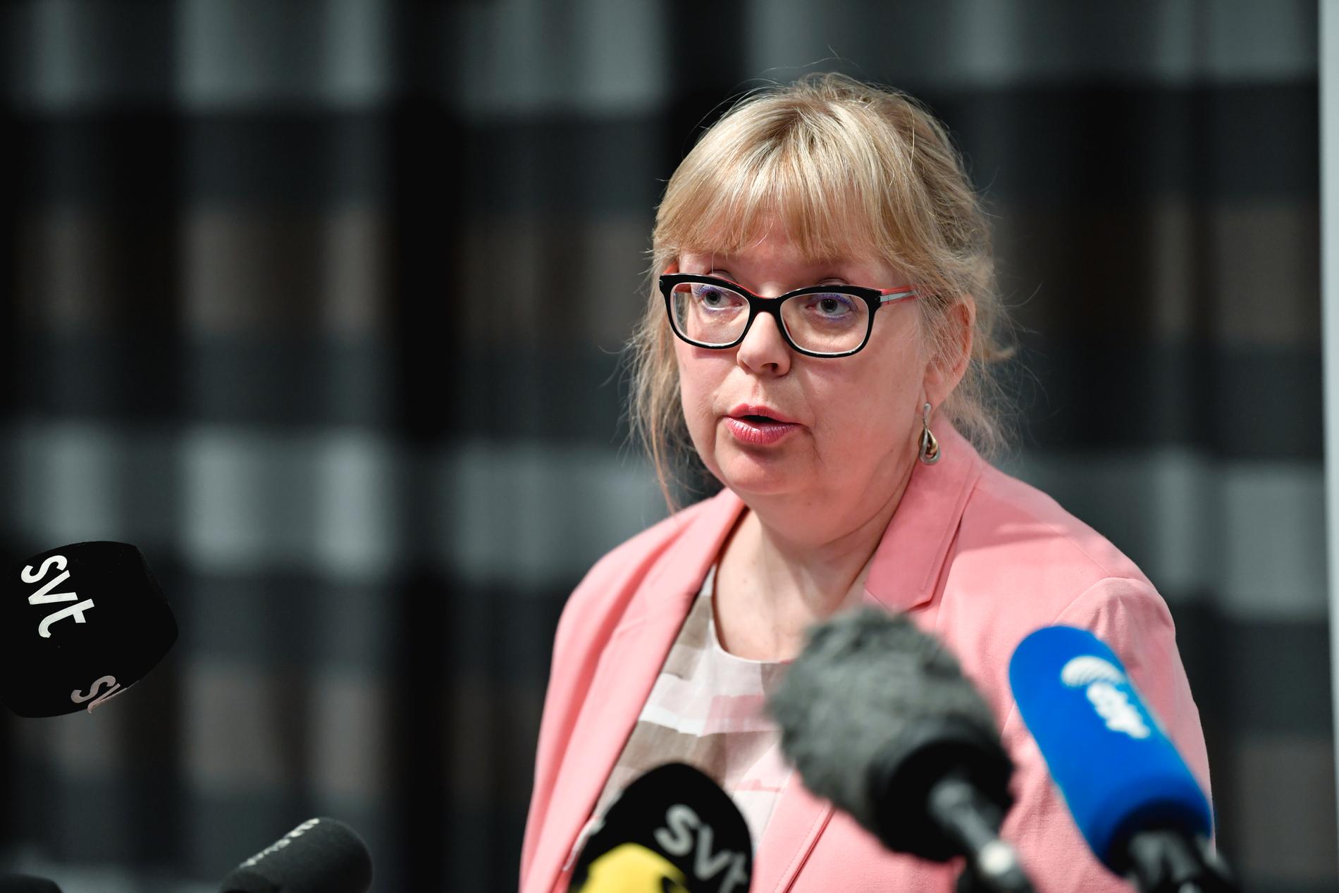 Vice överåklagare Eva-Marie Persson i förra veckan.