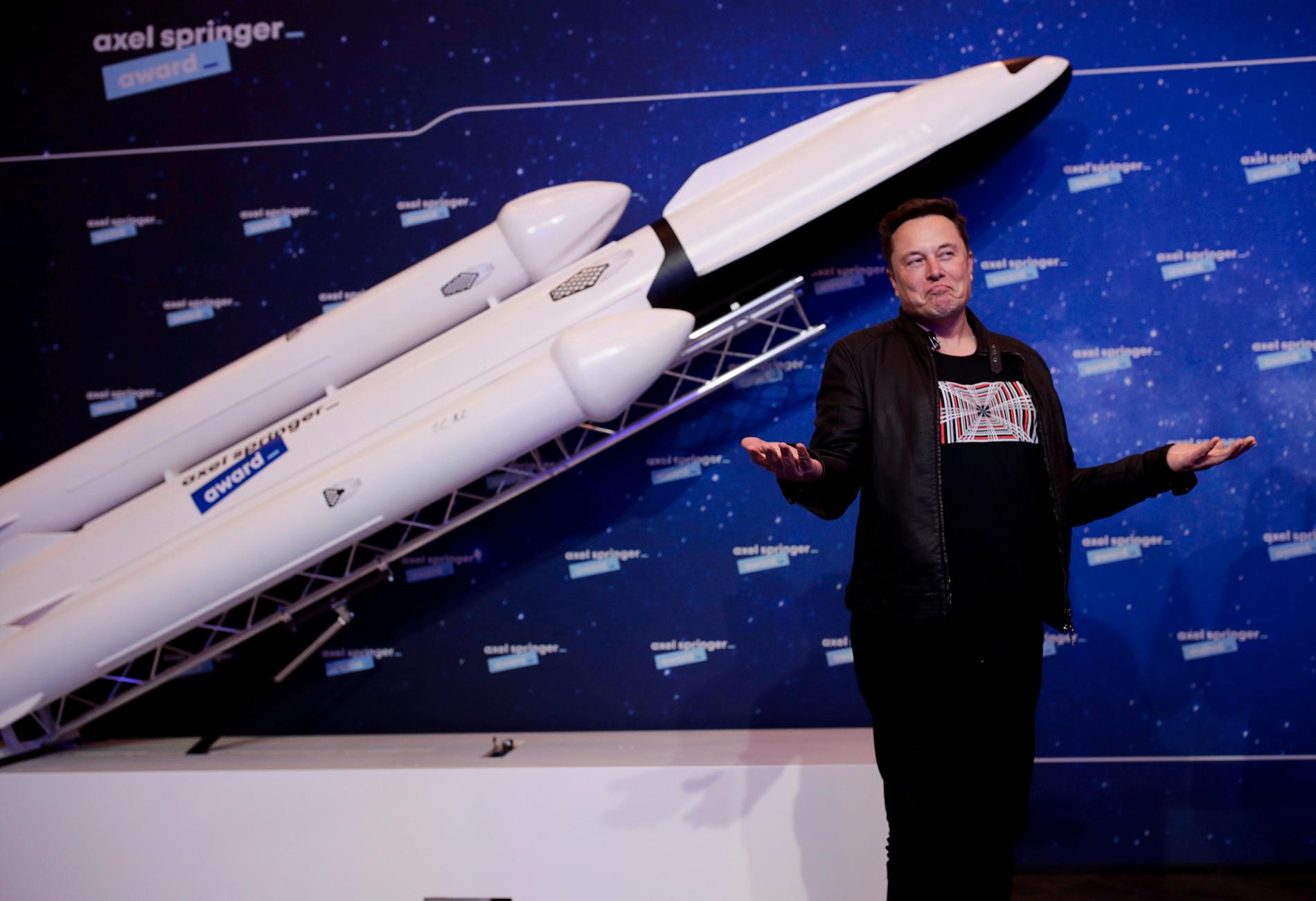 Elon Musk har gått om Amazons grundare Jeff Besos som världens rikaste man. Arkivbild.