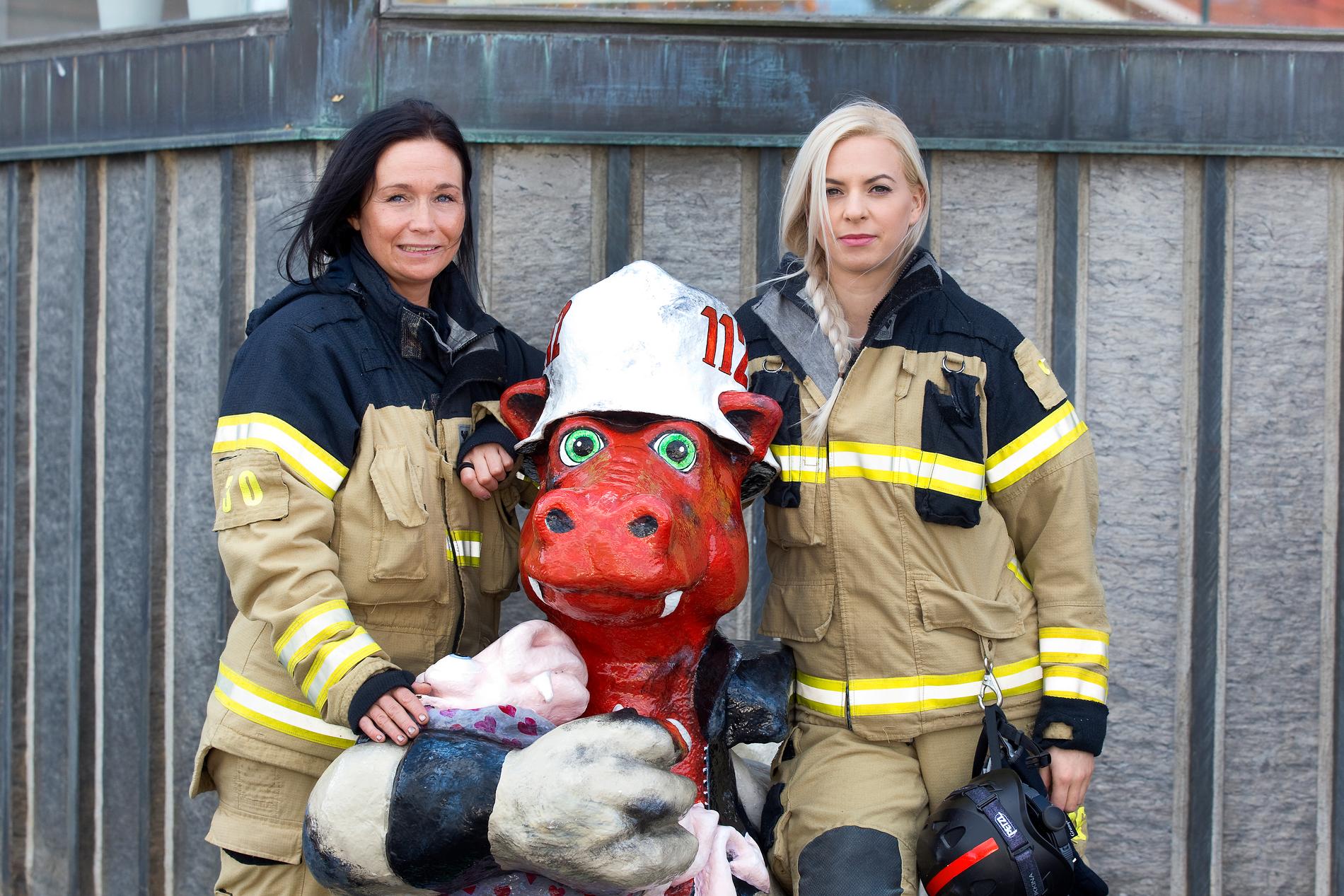 Ilona Lindkvist och Linnéa Ingmar hjälper barn över hela landet genom initiativet ”Brandhjärtan”.