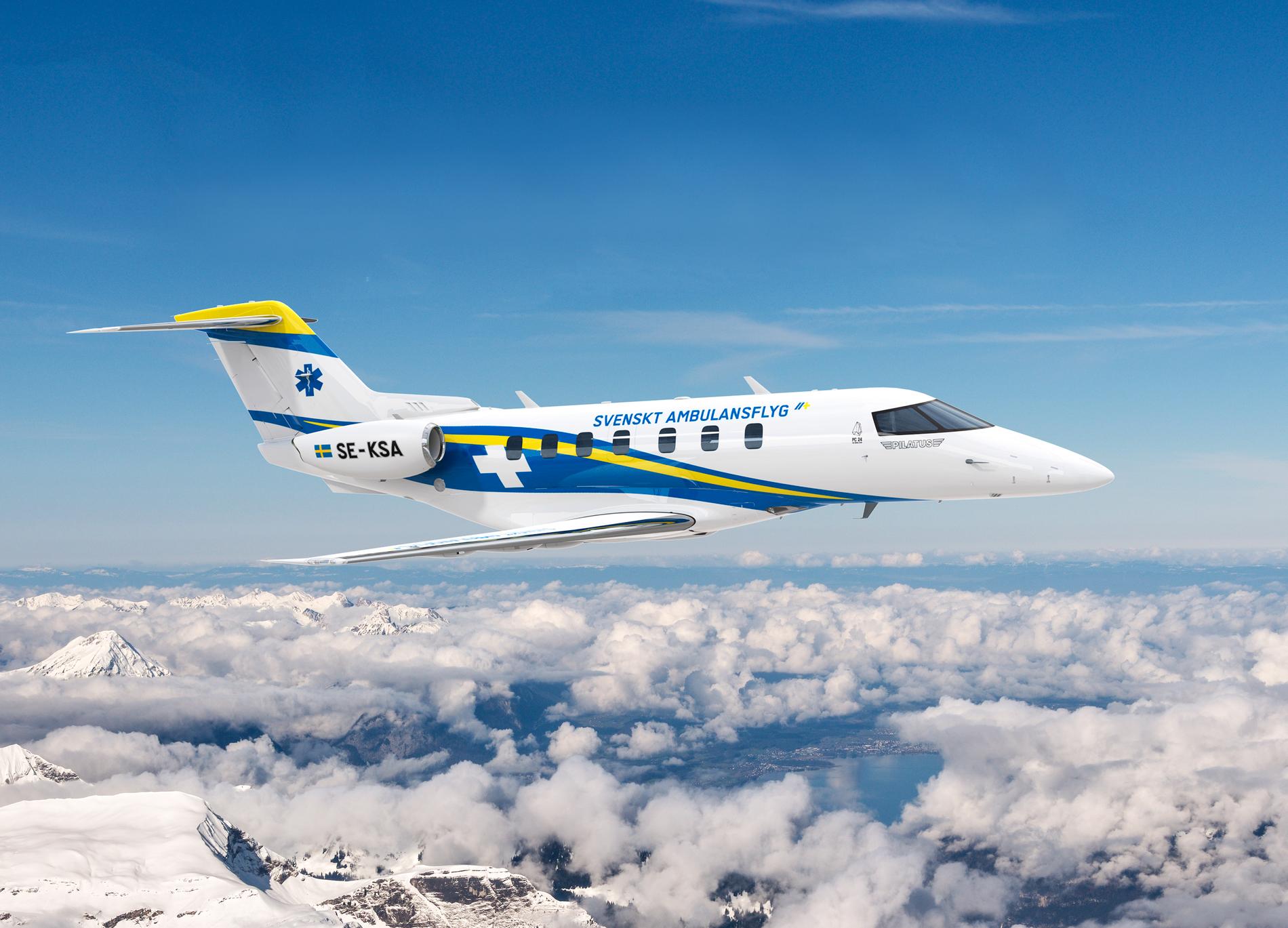 De nya jetplanen från schweiziska tillverkaren Pilatus börjar levereras i april.