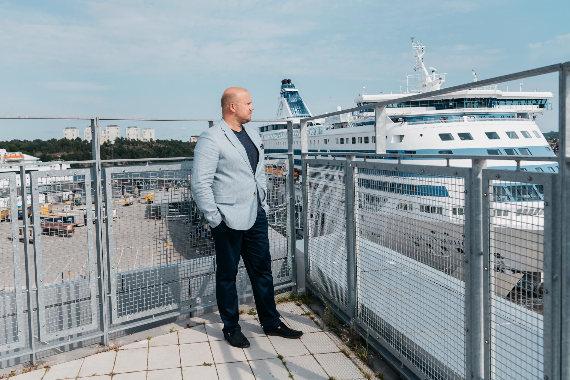 Marcus Risberg, vd på Tallink Silja. Arkivbild.