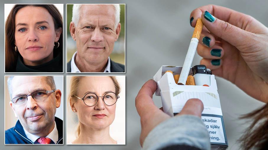 Sverige har det lägsta priset på cigaretter i Norden. Det undergräver folkhälsan i Norge, Danmark och Finland. Vi anser att ett svenskt cigarettpaket måste kosta mer än 100 kronor, skriver cancerföreningar i de fyra länderna tillsammans.