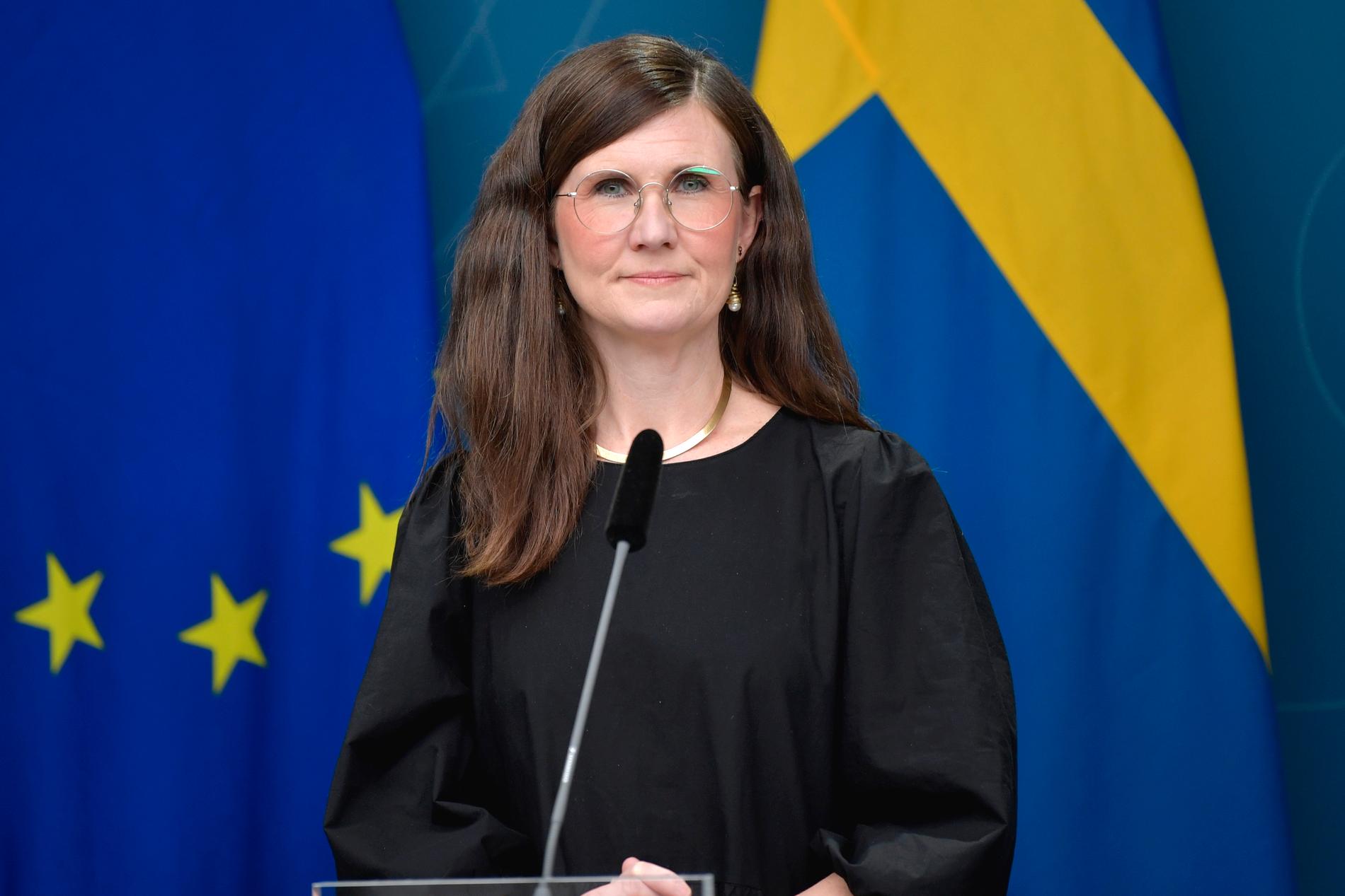 Märta Stenevi, jämställdhets- och bostadsminister (MP).