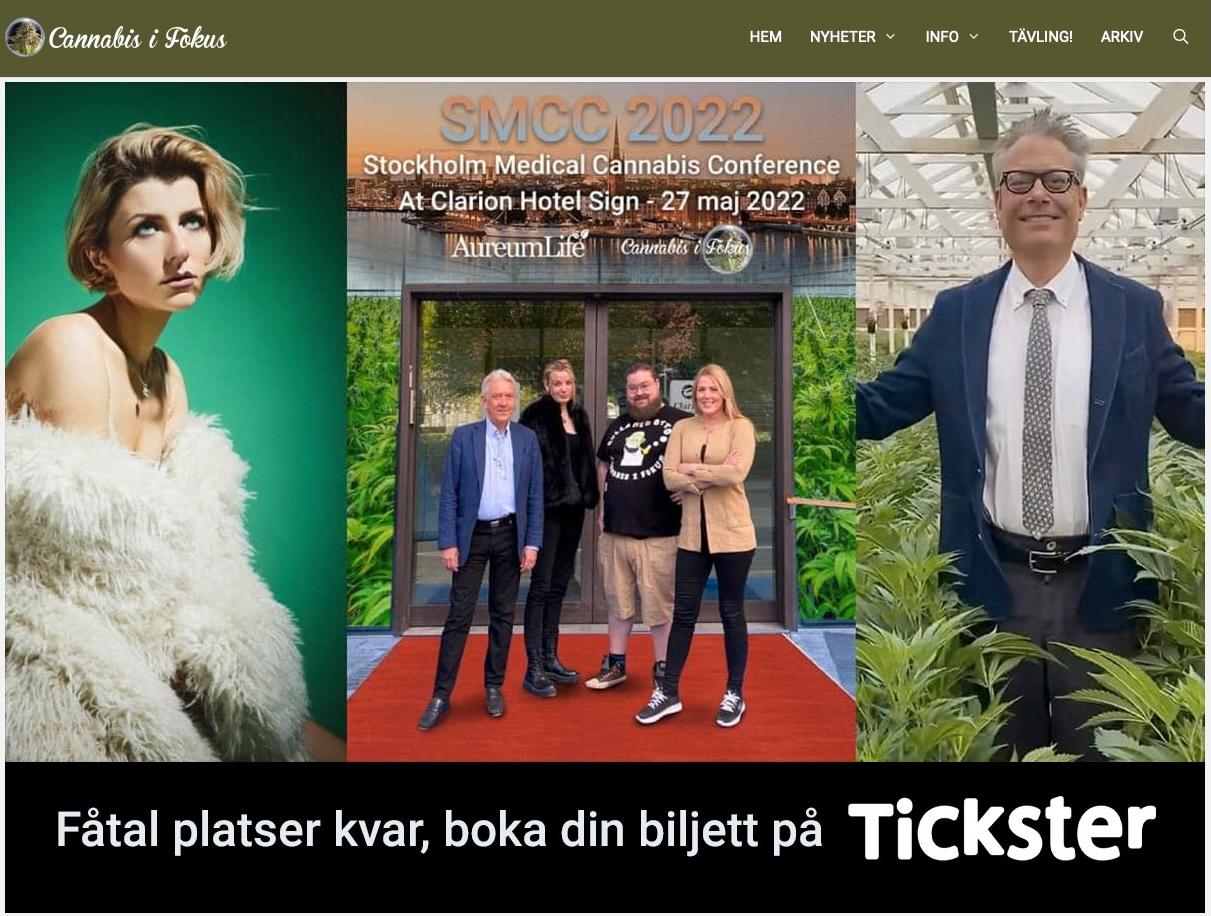 Cornelia Jakobs är affischnamn för Sveriges första konferens om medicinsk cannabis