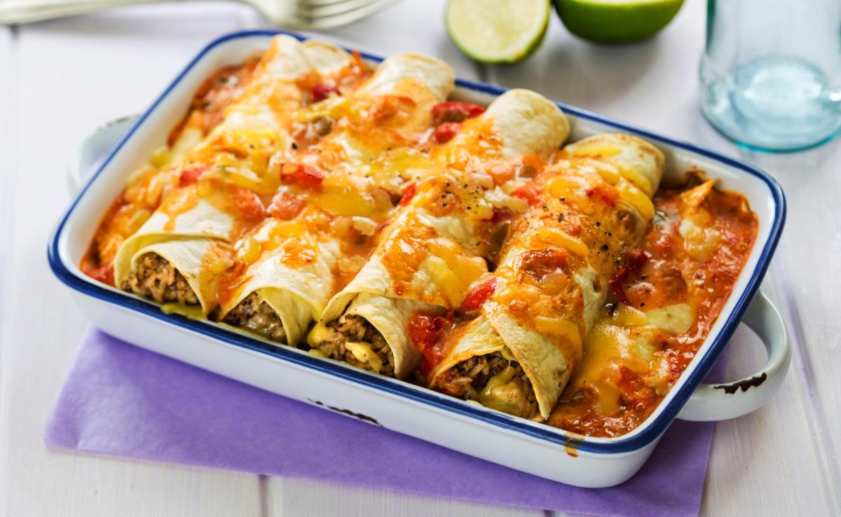 Enciladas – gott som omväxling till tacos.
