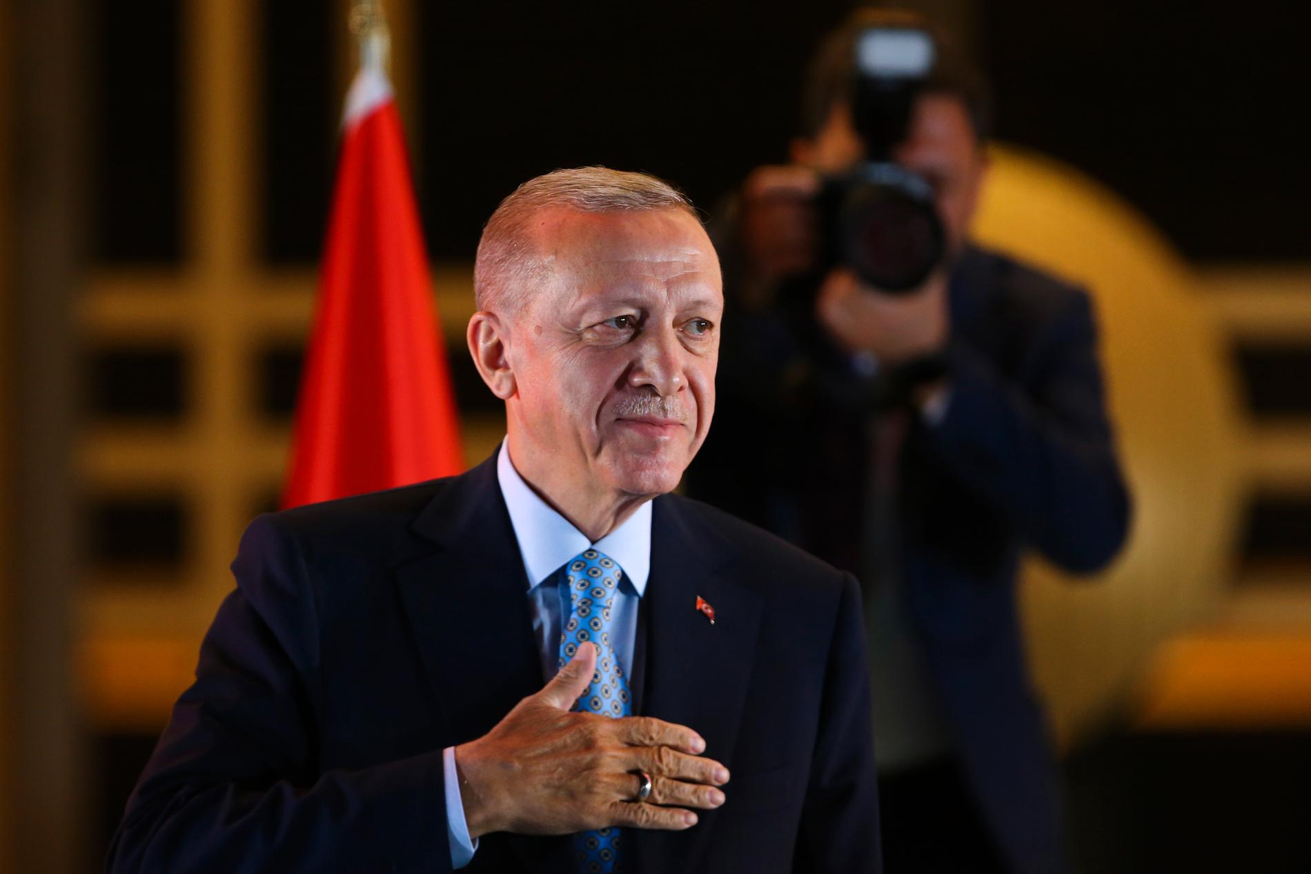 Turkiske presidenten Recep Taiyyp Erdogan.