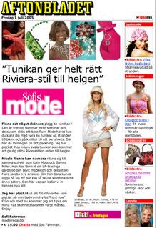 premiär! Aftonbladets nya modesajt, den 1 juli.