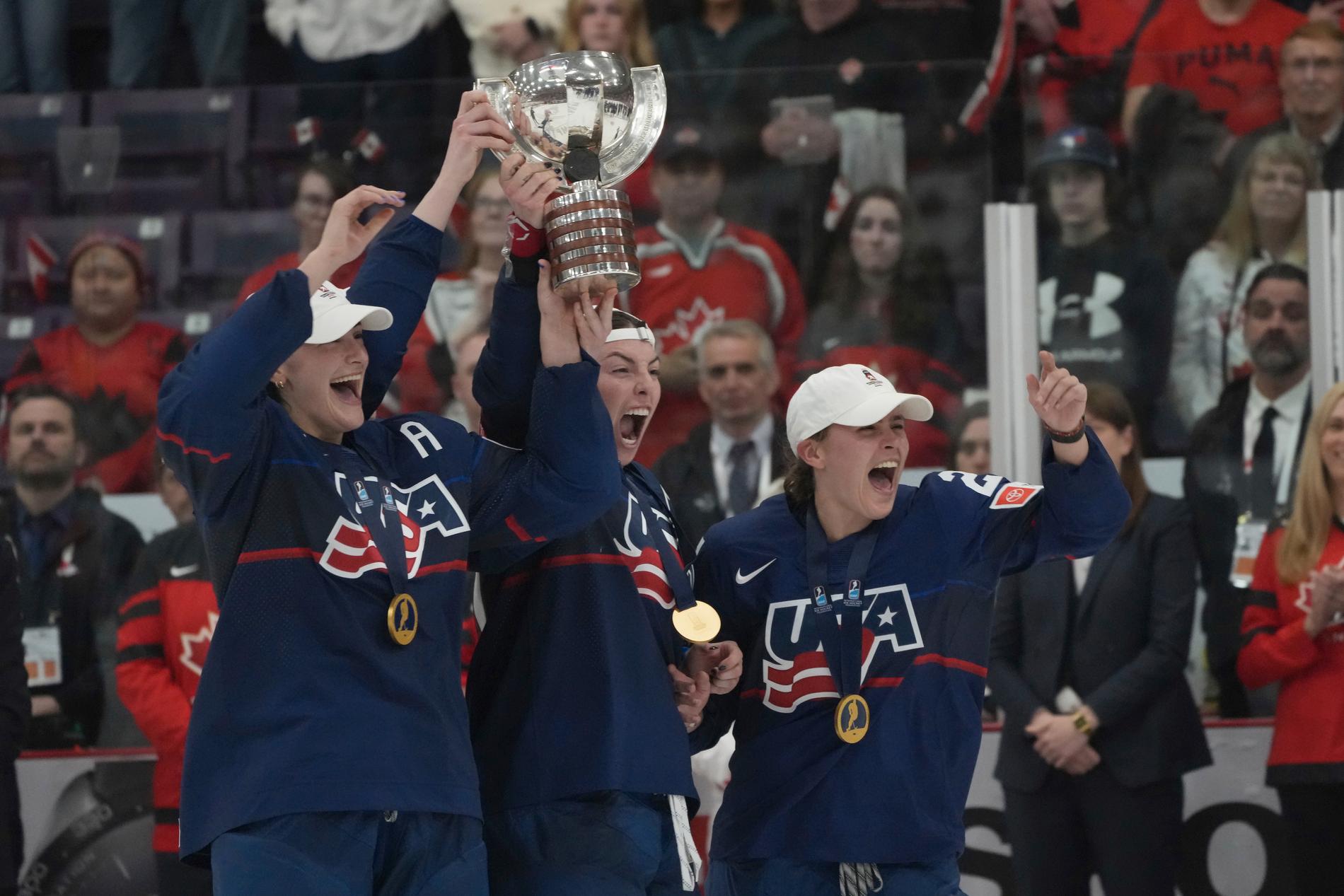 USA har därmed tagit tio VM-guld.